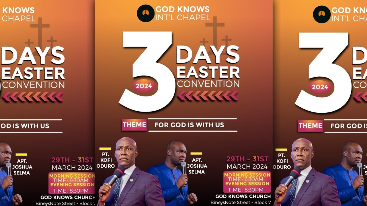 How to make church poster | Prophet Kofi Oduro |  Apostle Joshua Selma