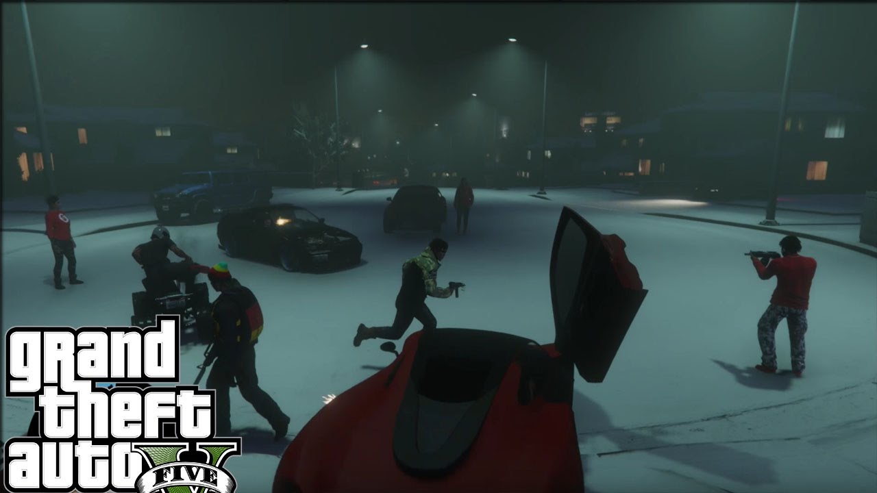 GTA 5 Crips & Bloods After Christmas [HD]