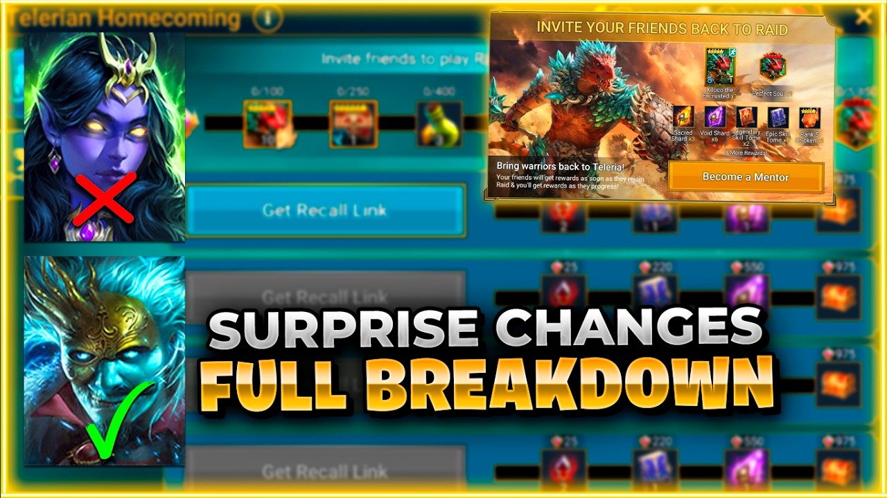 Lots Of Fixes & Changes! Patch Notes Full Breakdown Raid: Shadow Legends