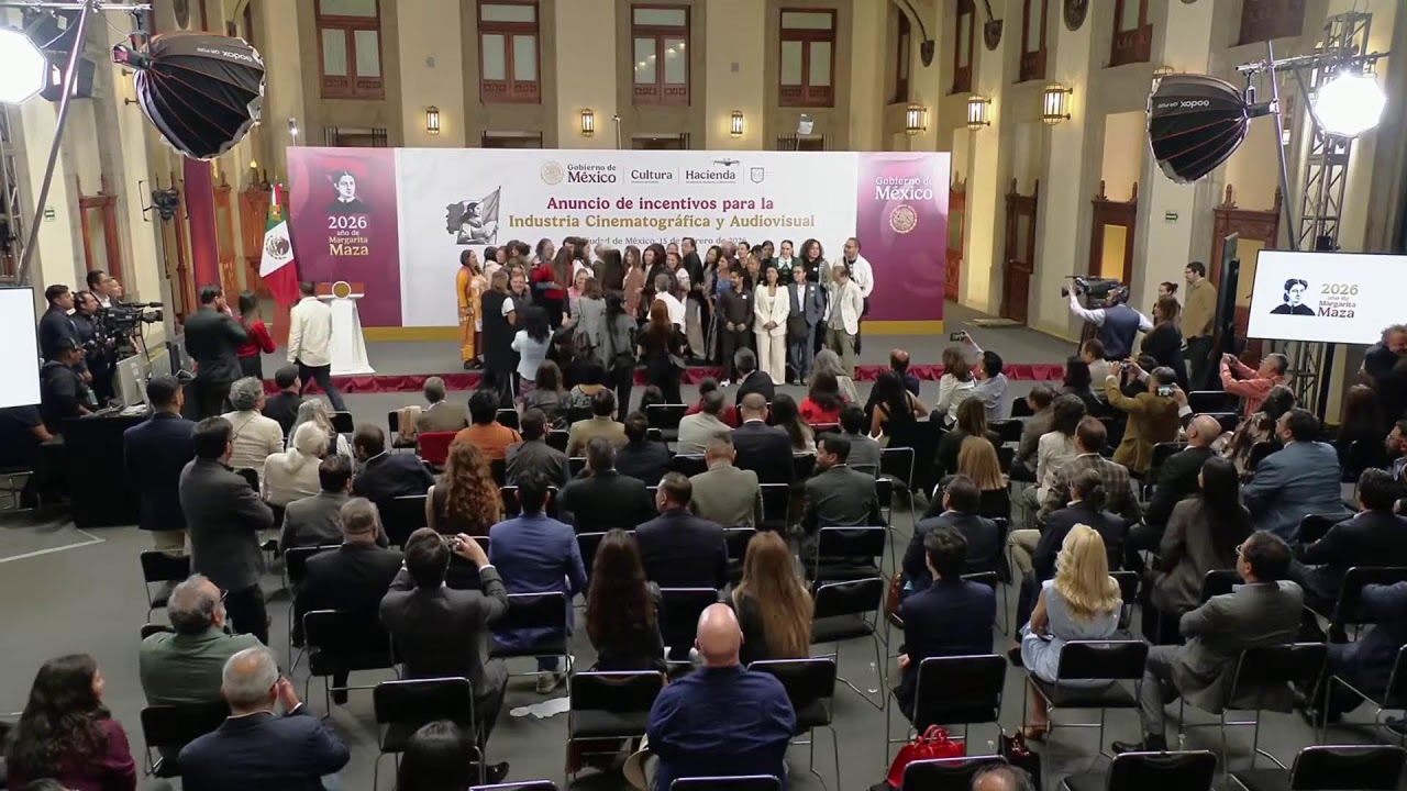 En vivo | Incentivos para la industria cinematográfica.