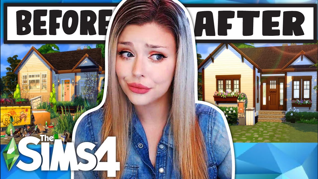 Can I Clean Up This Old Gross House? Sims 4 Renovation Build Challenge
