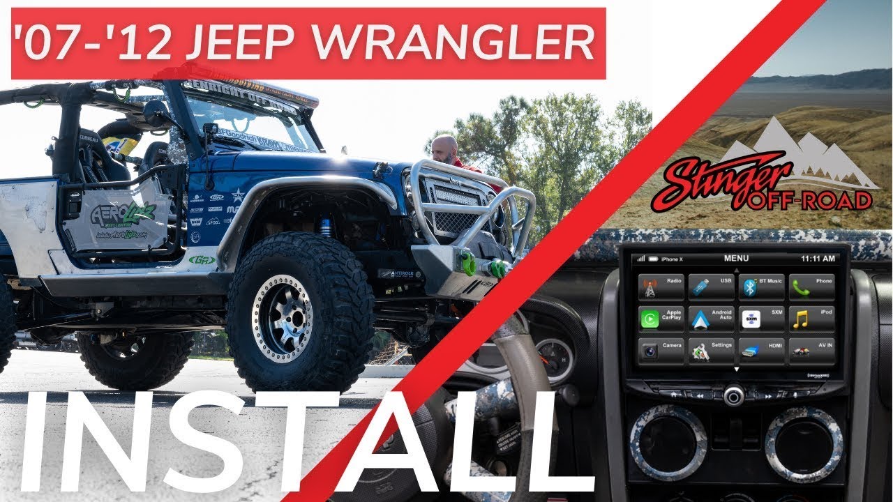 2007 - 2011 Stinger HEIGH10 Jeep Wrangler JK Radio Replacement Kit Installation