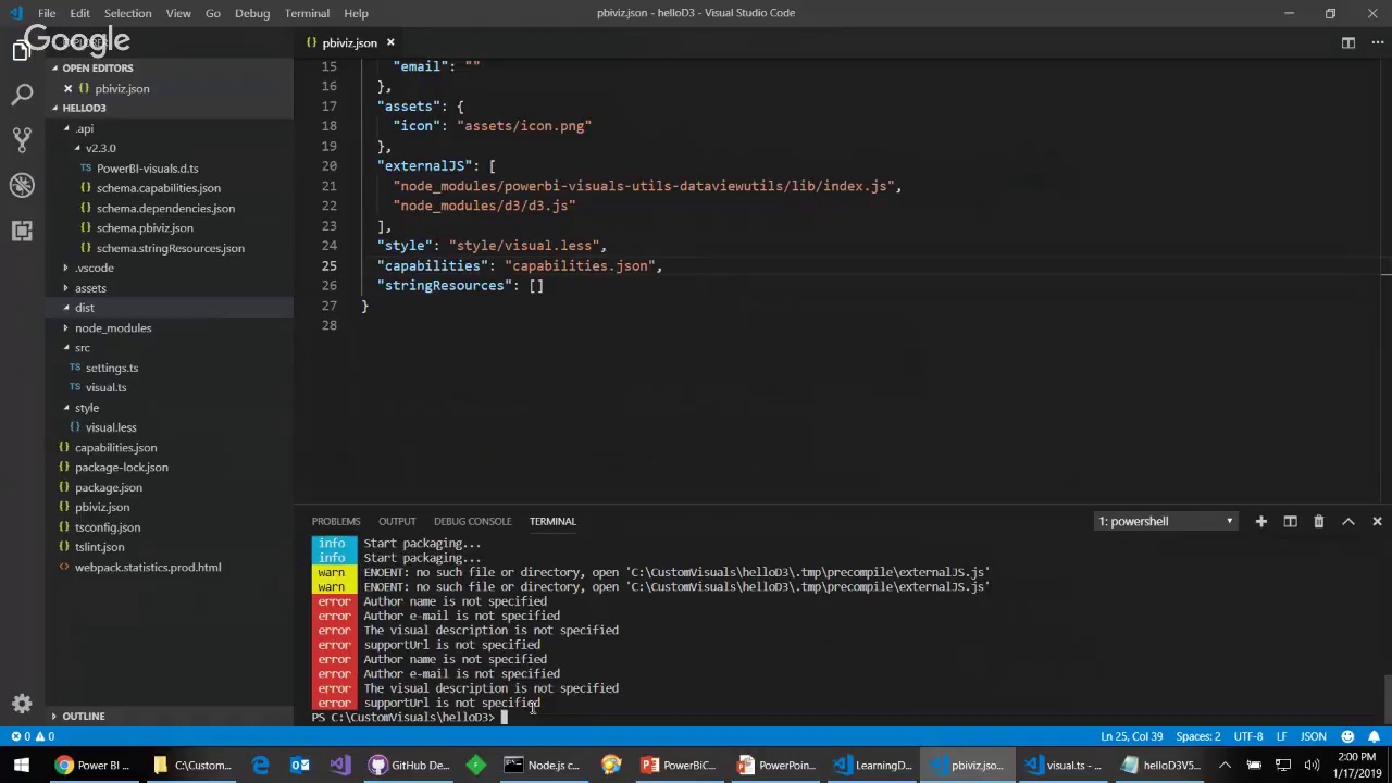 2019 Update for Developing Custom Visuals for Power BI by Ted Pattison