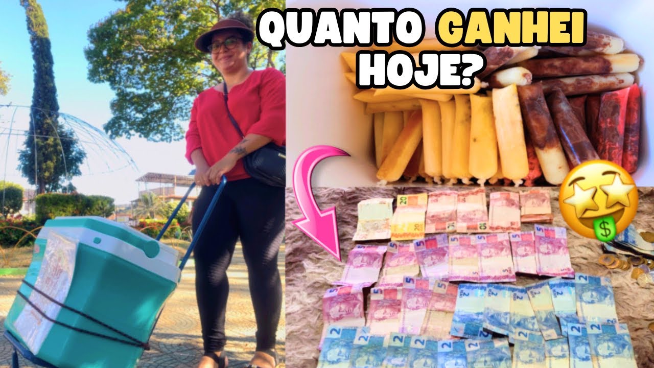 QUANTO CONSEGUI VENDER EM UM DIA NA RUA? 🤑GELADINHO GOURMET!!!
