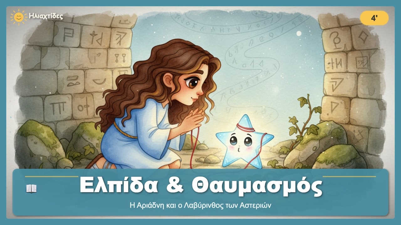 Παραμύθι για Ύπνο: Η Αριάδνη και ο Λαβύρινθος ⭐ | Ηλιαχτίδες