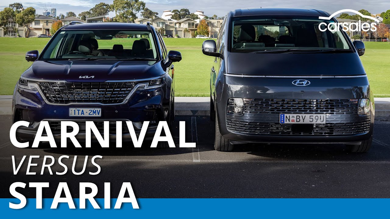 Hyundai Staria v Kia Carnival 2022 Comparison