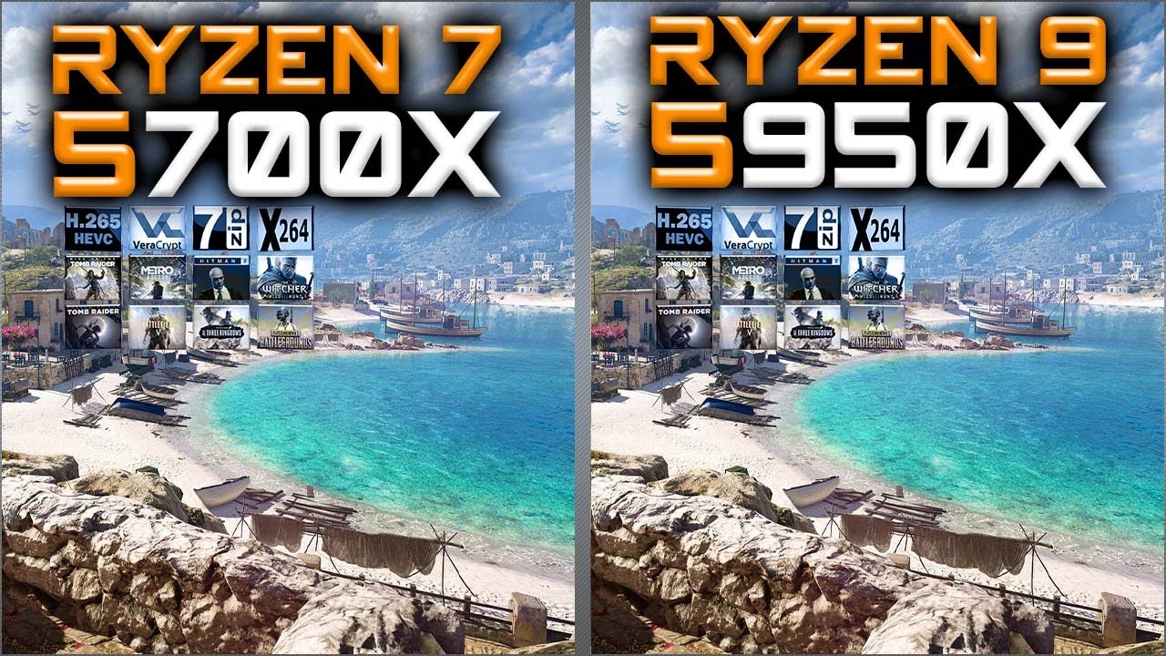 5700X vs 5950X Benchmarks – 15 Tests 🔥