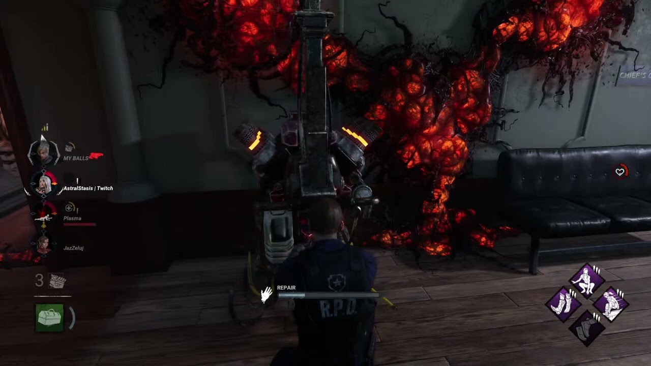 Leon & Claire vs Vecna in R.P.D. Dead By Daylight