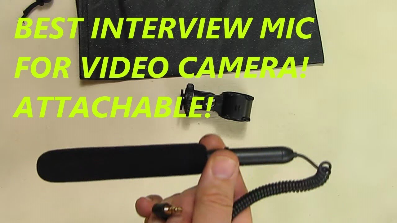 HIGH QUALITY Interview Microphone Video Camera Condenser Shotgun Style REVIEW