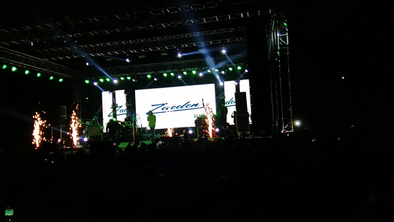 Zaeden live performance in 