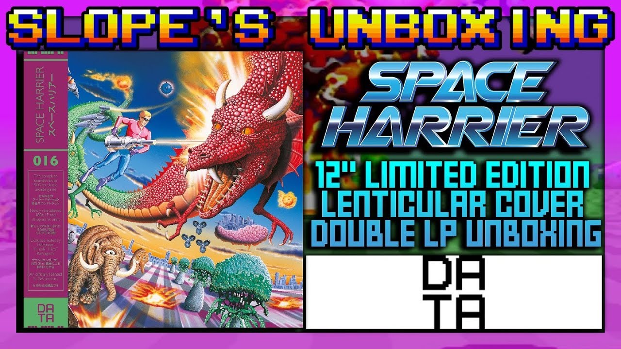 Space Harrier Limited Edition DATA DISC LP 12