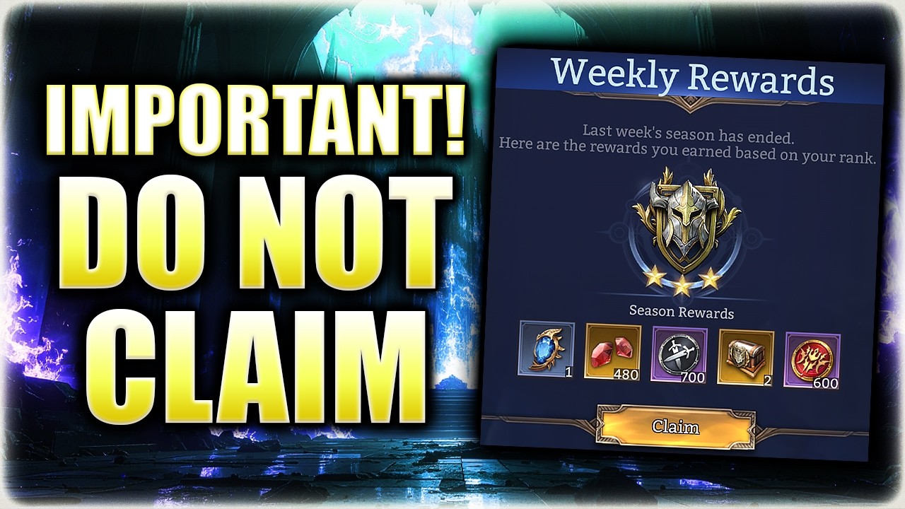 VERY IMPORTANT! Don't Claim Arena Weekly Settlement Yet ⁂ Watcher of Realms