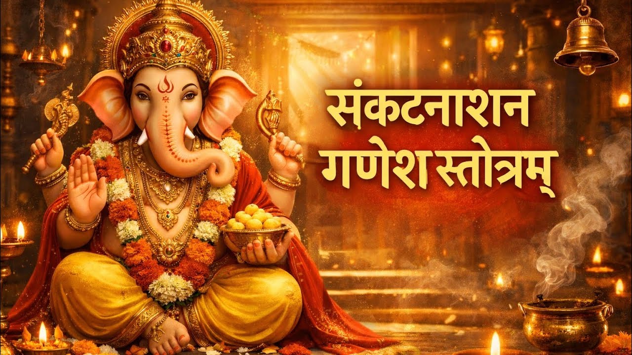 संकटनाशन गणेश स्तोत्रम् | शक्तिशाली गणपति मंत्र| Sankata Nashana Ganesha Stotram | Powerful Mantra 