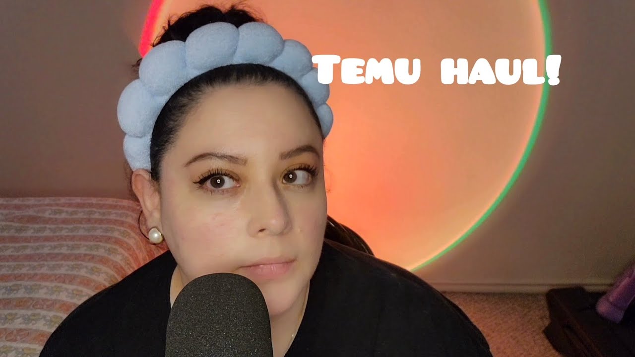 ASMR Temu haul!