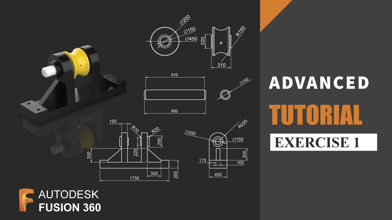 Autodesk Fusion 360 Assembly Tutorial | Exercise 1 | Learn the basics of designing