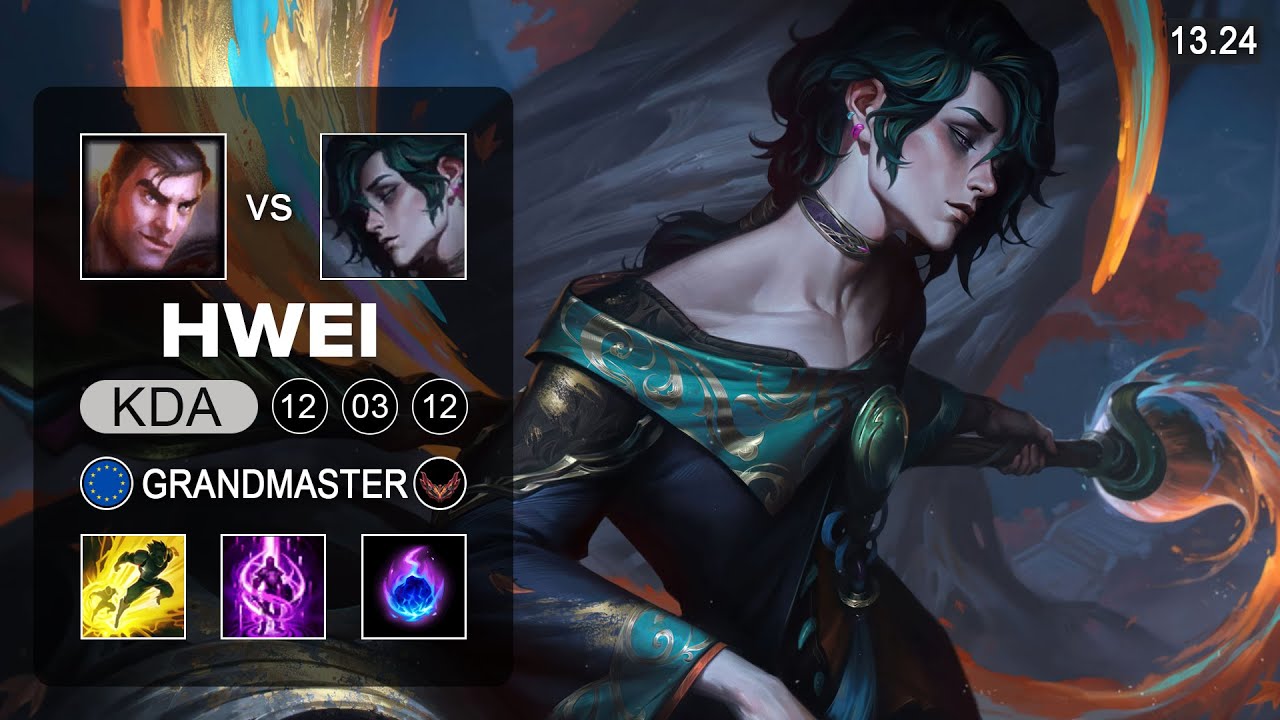 Hwei vs Jayce Mid - EUW GrandMaster - Patch 13.24 Season 13