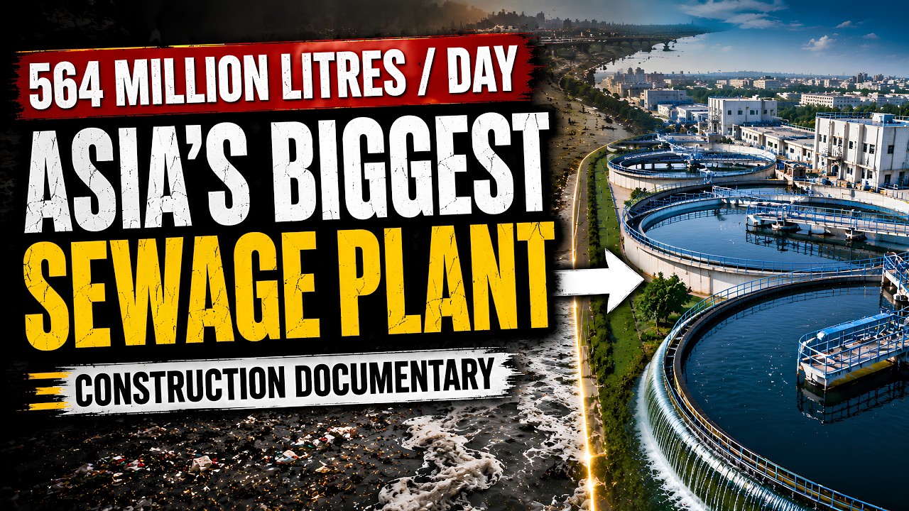 Why is the Yamuna in Delhi so dirty&hellip; and how does this Mega Plant clean it? Construction Documentary