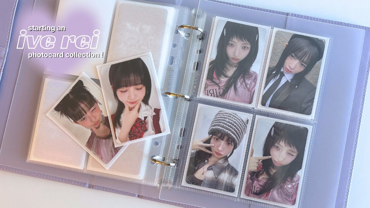 starting my ive rei photocard collection ୨୧