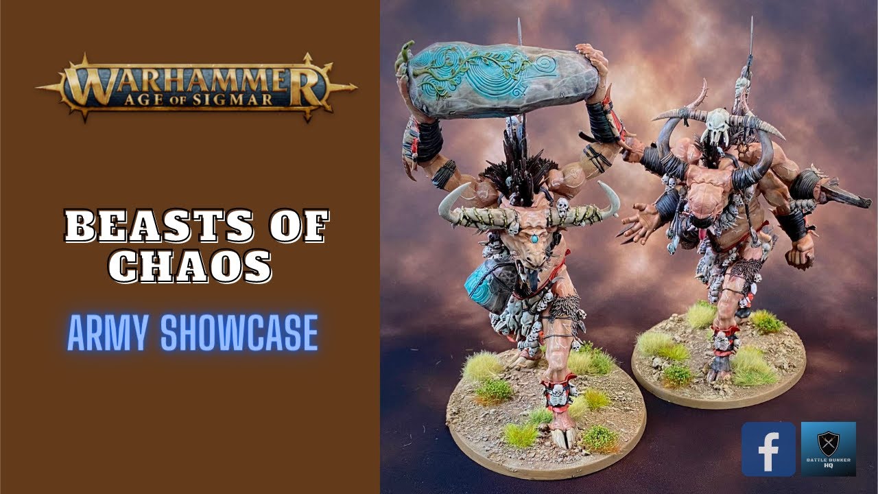 Warhammer Age of Sigmar: Beasts of Chaos Army Showcase