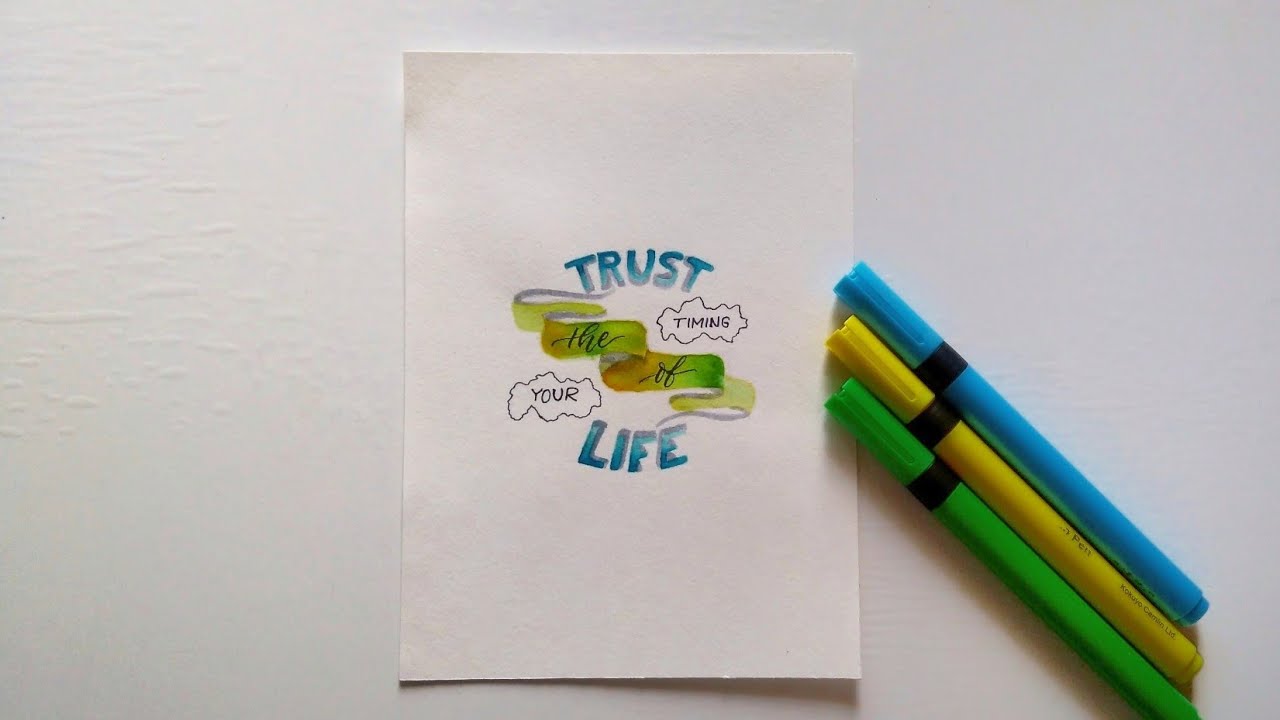 Color With Me - Lettering and Composition for Beginners | Art and Lettering
