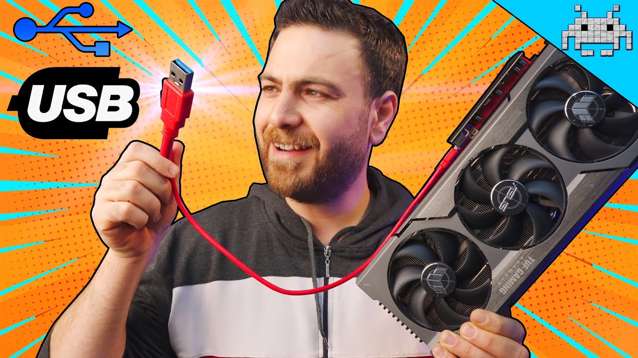 شغلت أقوى كرت شاشة بالعالم على كابل USB (تقريباً) 😎😂