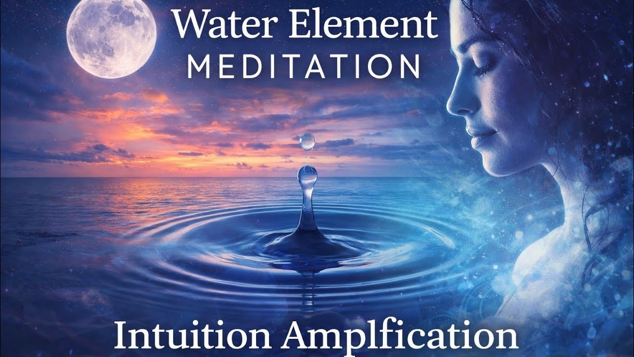 Water Element Meditation for Intuition Amplification | Emotional Release + Hypno Meditation