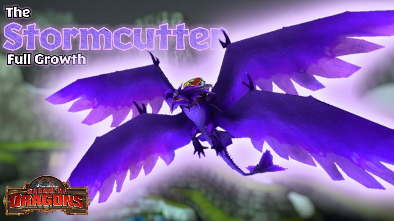 The Stormcutter - Full Growth (Baby, Teen/Adult, and Titan Stage) | School of Dragons
