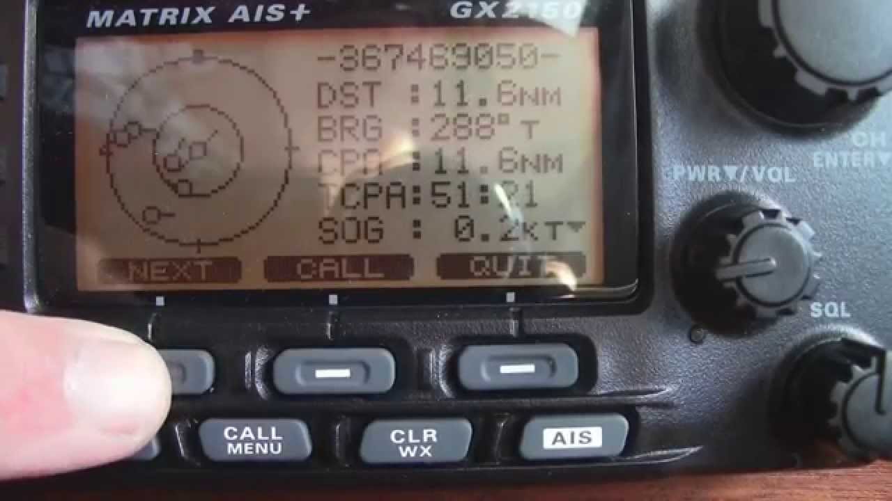 Installing VHF with AIS to GPS/Chart Plotter Standard Horizon