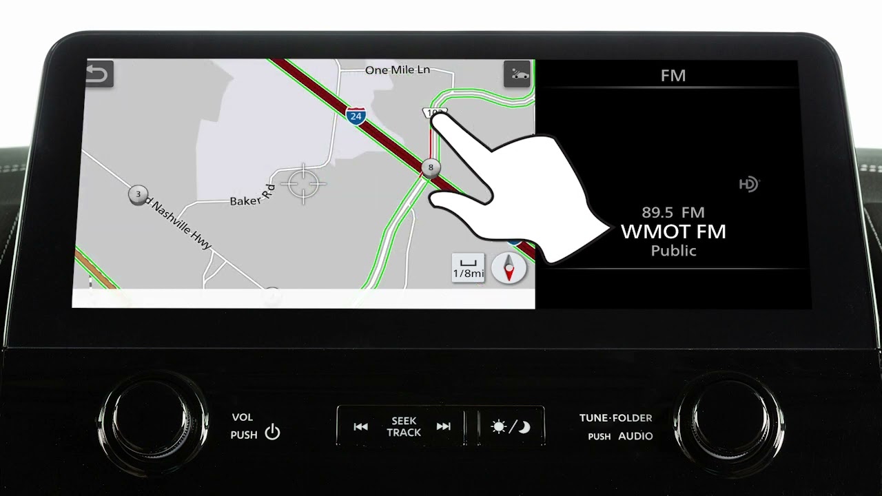 2023 Nissan Armada - Map/Voice Button