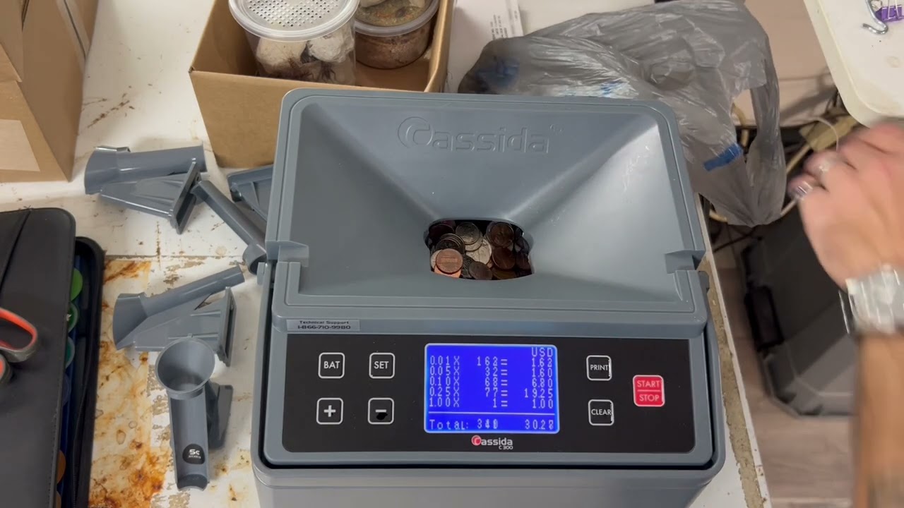 Cassida C300 professional coin counter came in today!!
