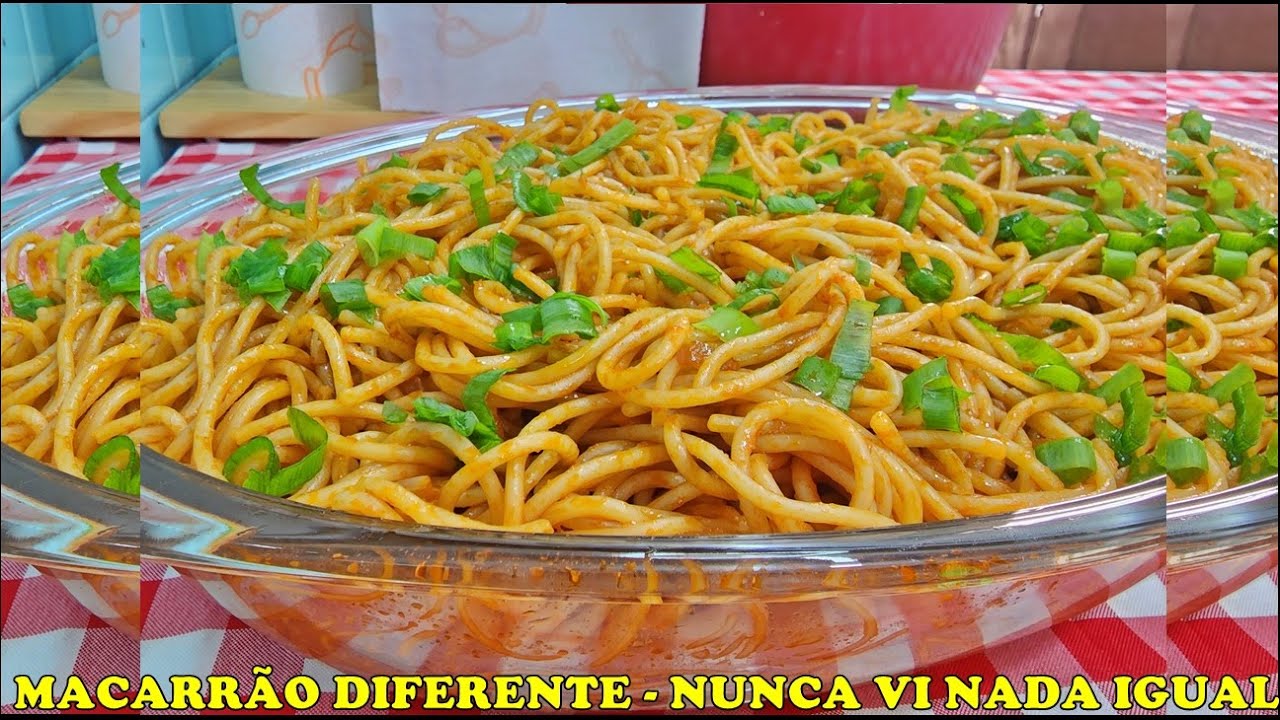MACARRÃO DIFERENTE - NUNCA VI NADA IGUAL