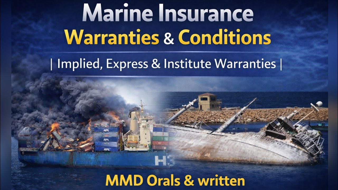 Marine Insurance Warranties & Conditions | Implied, Express & Institute Warranties