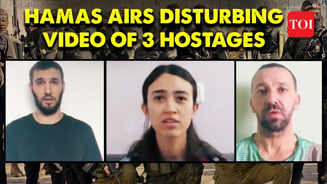 Hamas Releases Disturbing Video of 3 Israeli hostages including Noa, says will disclose their fate..