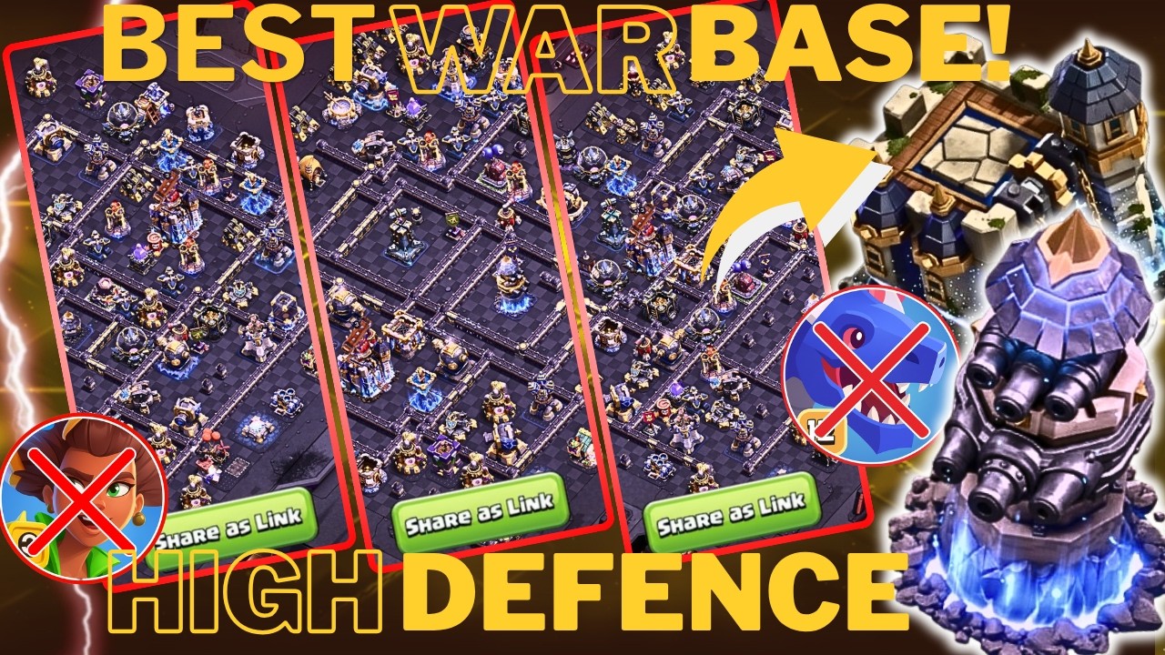 NEW META TH18 WAR BASES | BEST DEFENCE LEGEND/WAR/CWL LAYOUTS WITH LINKS 2026