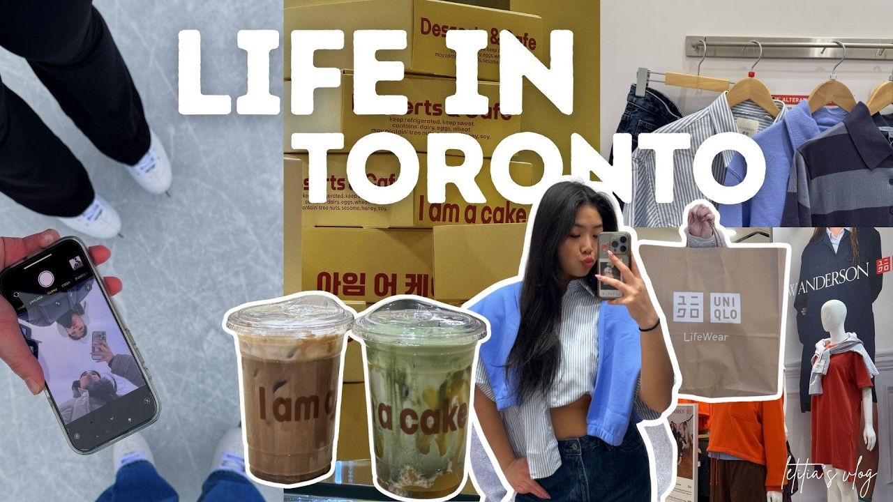 life in toronto🍵🧸: uniqlo x jw anderson event, trying new matcha cafe, deep cleaning| letitia's 2026