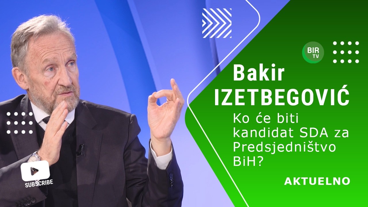 AKTUELNO | Bakir Izetbegović: 'Hoće li se Bakir kandidovati?' Ja se sam neću kandidovati!