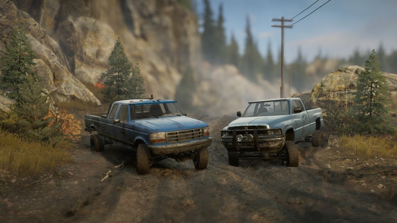 TWO New 90s Pickup Trucks + Stunt Jumping| SnowRunner