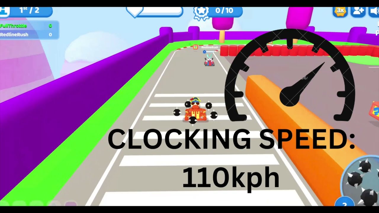 🏎️ Clocking the Speed of a Kart in Smash Karts! 🏎️