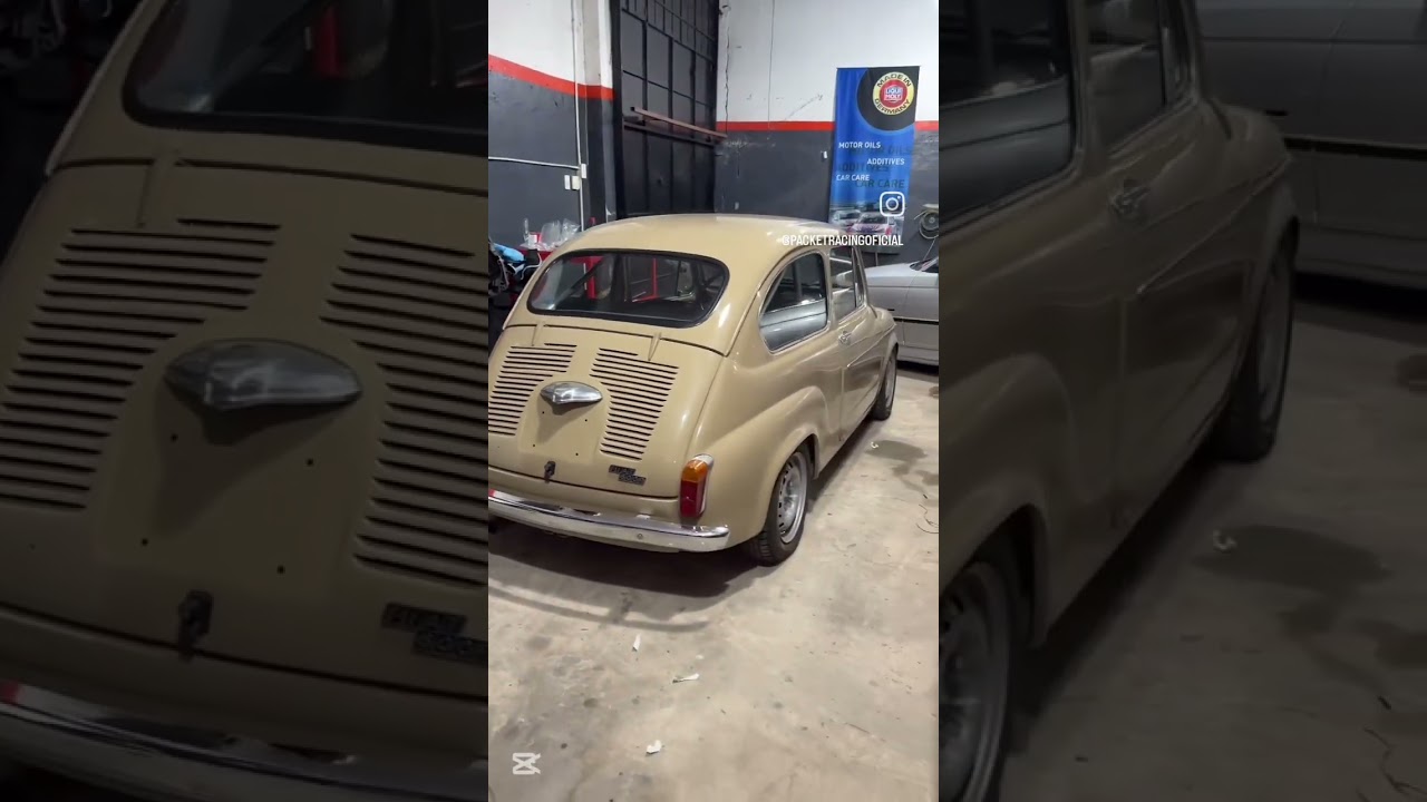 FIAT 600 / ORIGINAL PERO ENFIERRADO. #automobile #autoclassiche #oldclassic #racing.