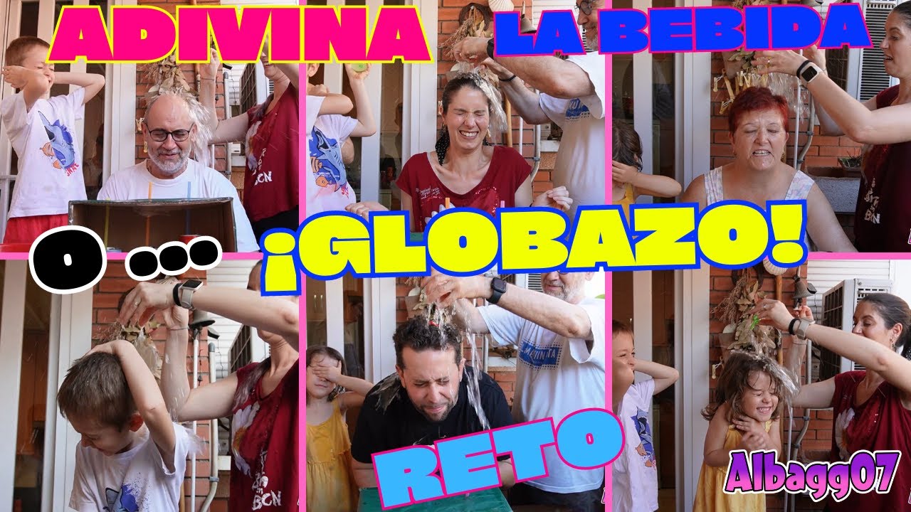 RETO: Adivina la Bebida o Globazo: Desafío Sorprendente 🎈 💦 💦 💦