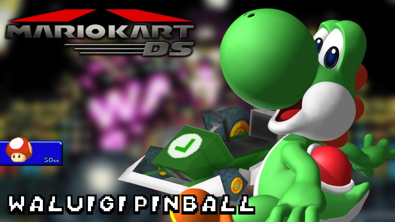 Mario Kart DS - 50cc - Yoshi - Standard LG - Waluigi Pinball | Ep. 3591