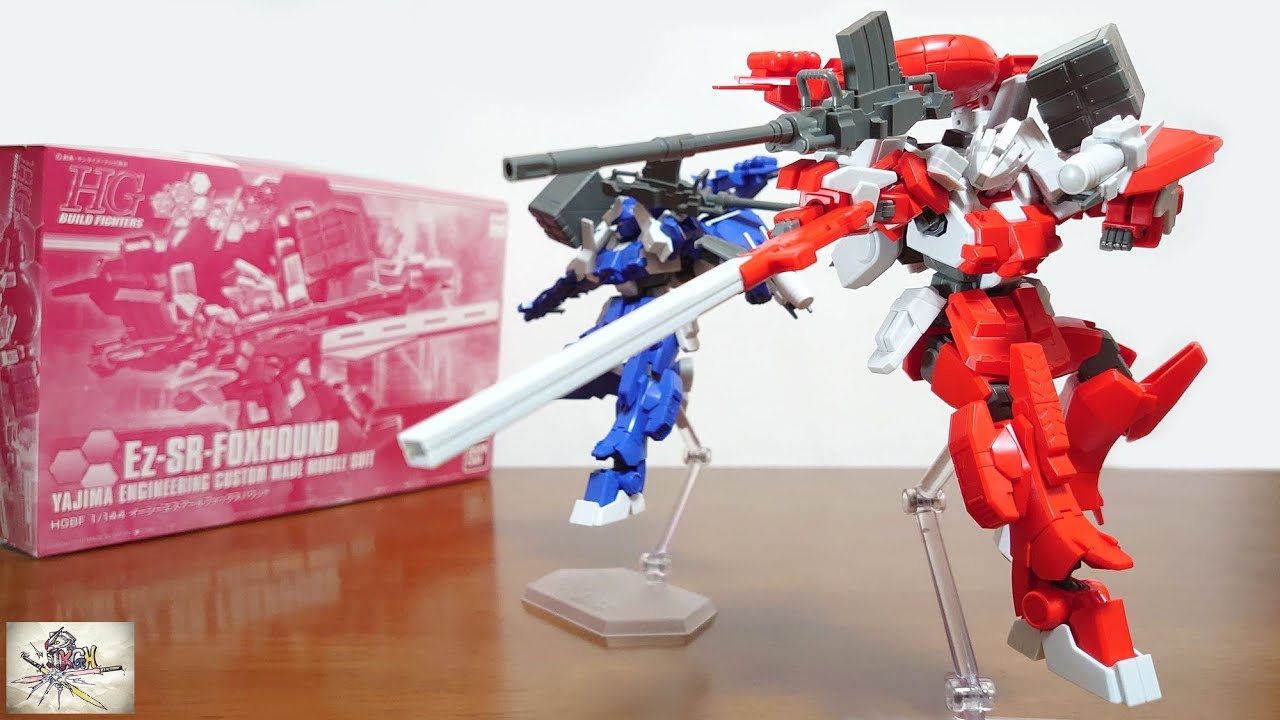（ヤジマ社製もう一機のEz-SR！特徴的な頭部や武装を再現！）HGBF 1/144 Ez-SR フォックスハウンド　レビュー