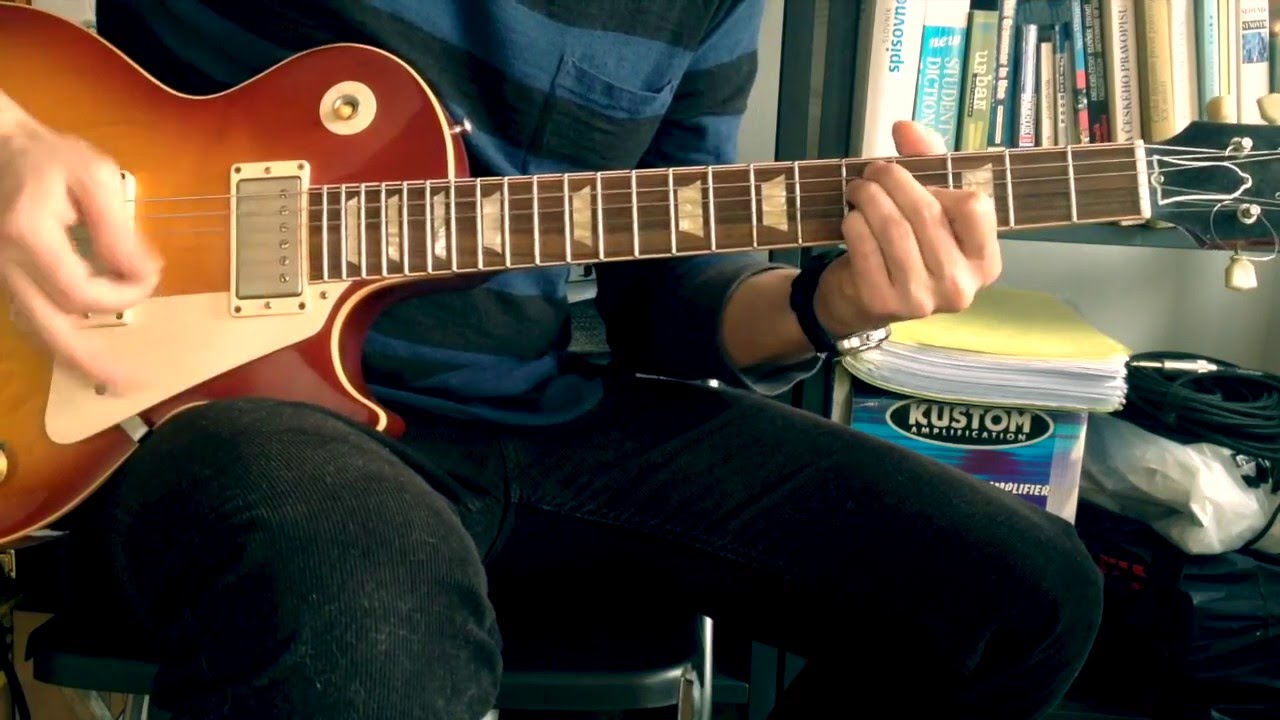 Aivn's Naked Trio - guitar lesson: Nibiru (chorus)