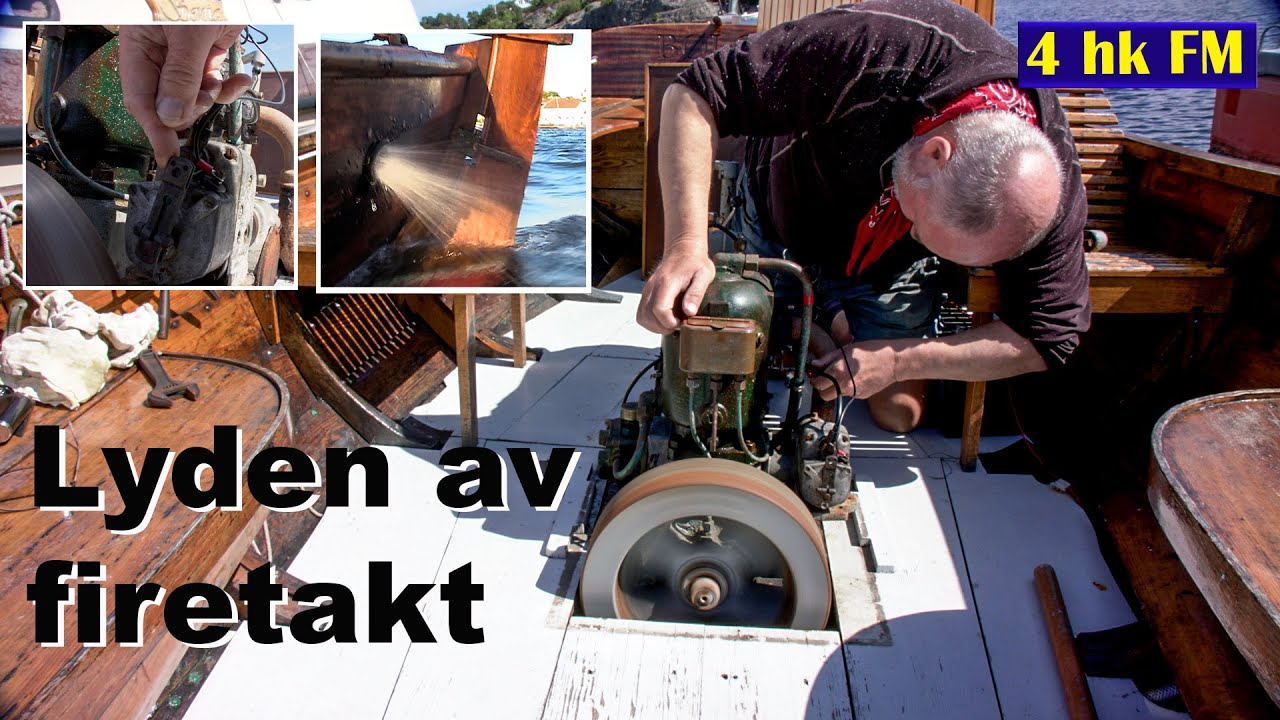 [NO] Grændsen-sjekta “Bølgen” – 4 HK FM-motor i aksjon