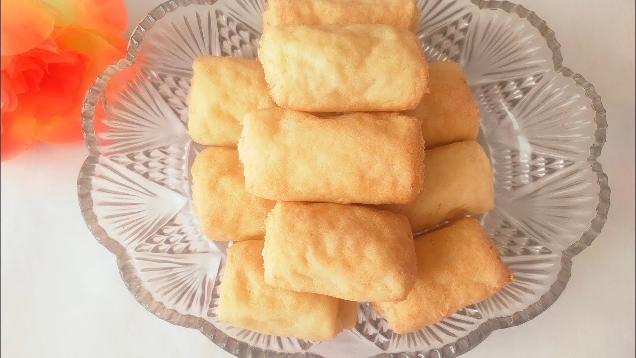 Творожные печенье с кокосовой стружкой