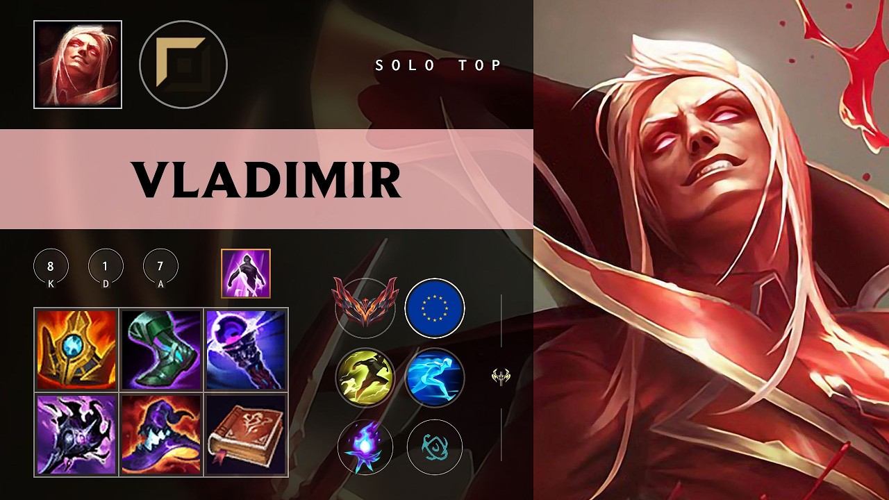 Vladimir Top vs Sion - EUW Grandmaster Patch 26.10
