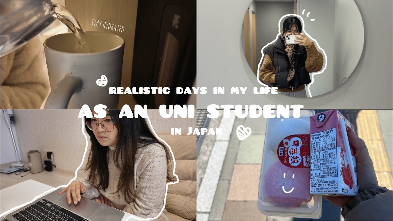 Realistic days as an international student studying in Japan | Study abroad vlogs