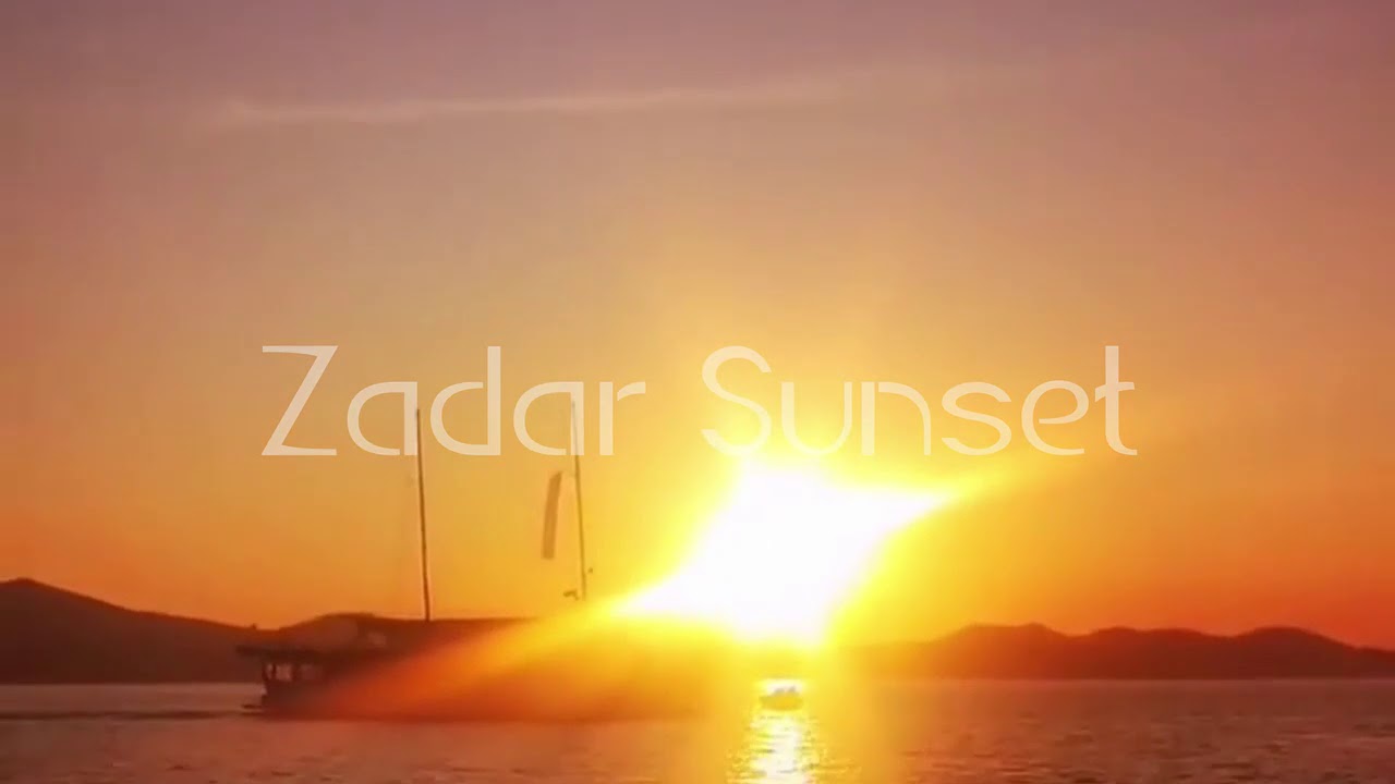 Sunset times in Zadar, Croatia