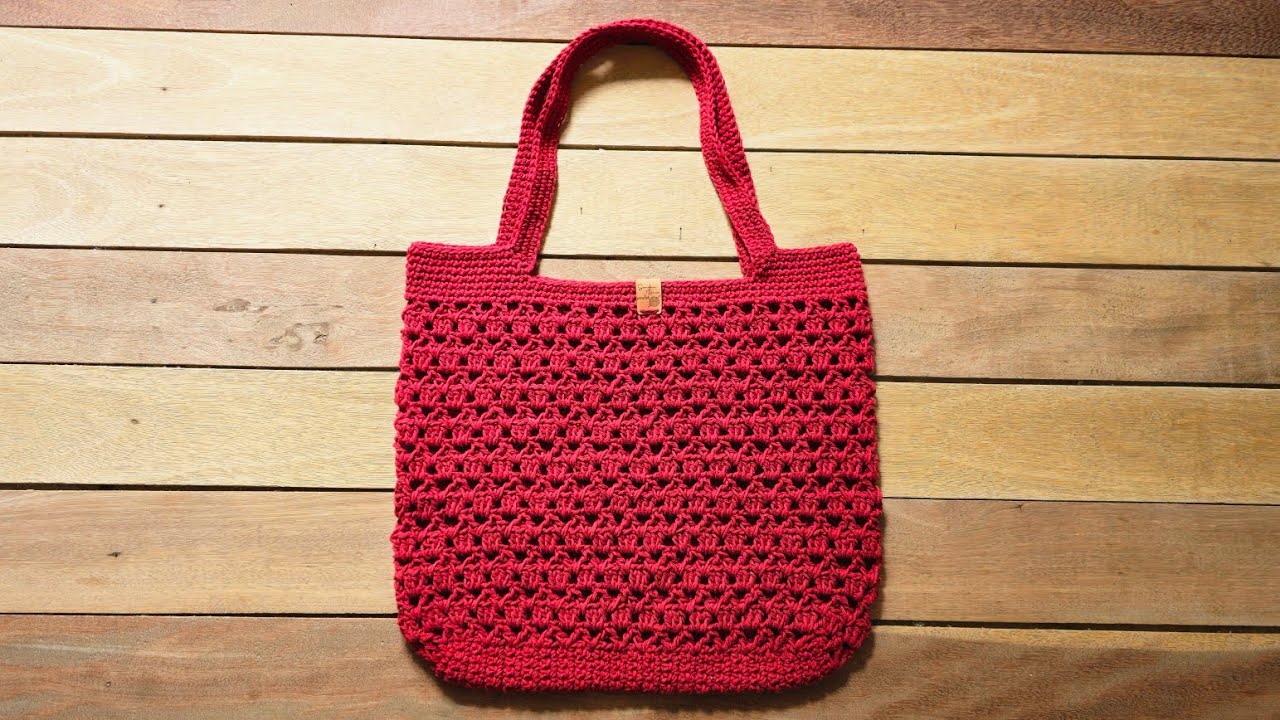 Ecobag de Crochê Marsalla por Sandra Brum | Tutorial Passo a Passo Completo