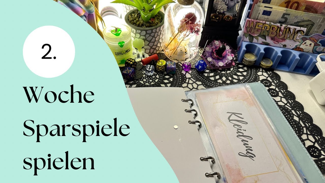 🎲 2. Woche Sparspiele spielen für meine Spartöpfe 🎲 #budgeting #sparspiele